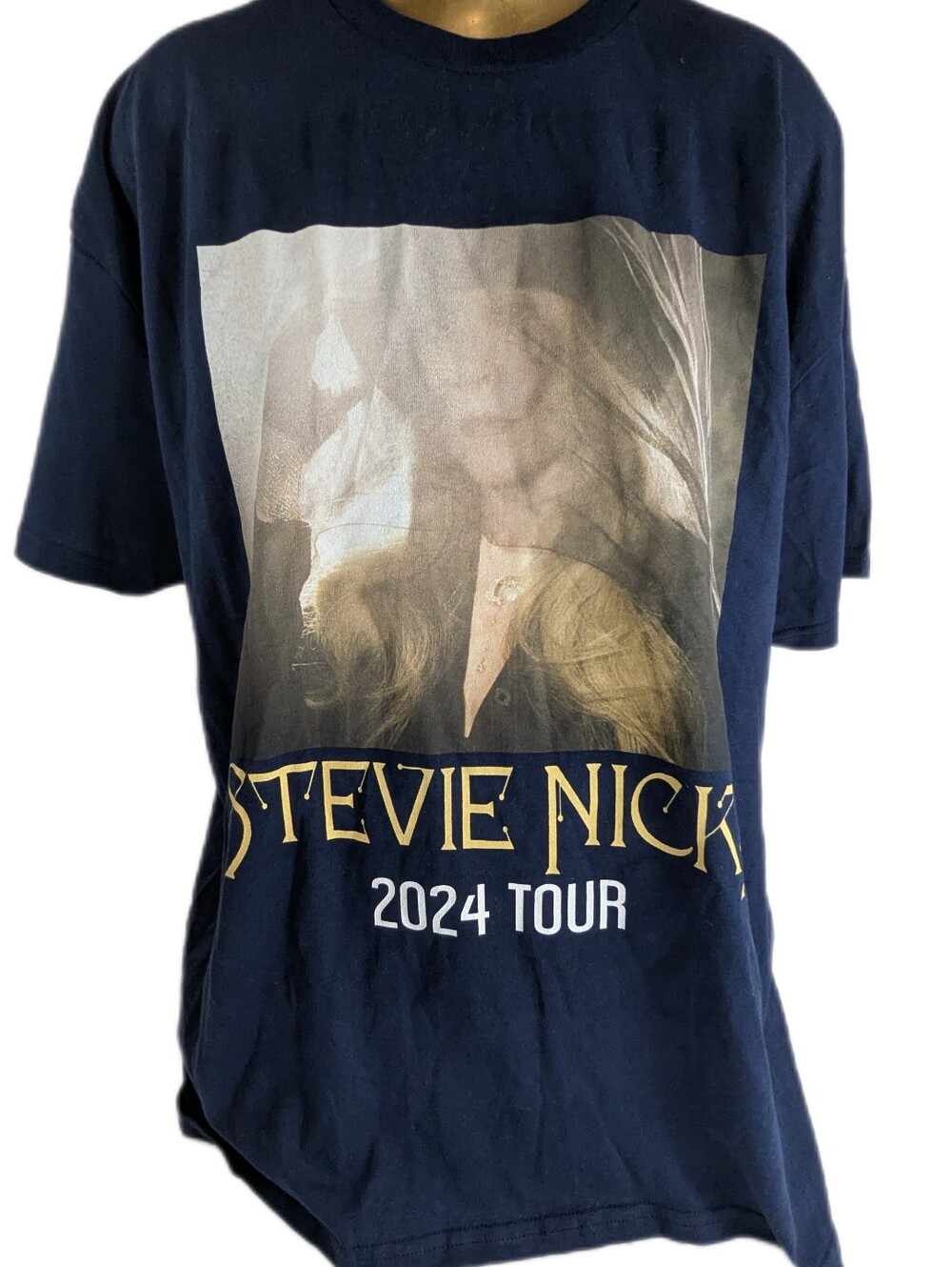 Stevie Nicks 2024 Tour Navy Blue Tee Shirt  XL